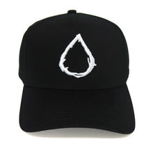 Load image into Gallery viewer, The Original Teardrop Snapback In Black
