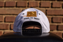 Load image into Gallery viewer, The Original Teardrop Snapback In White &amp; Black
